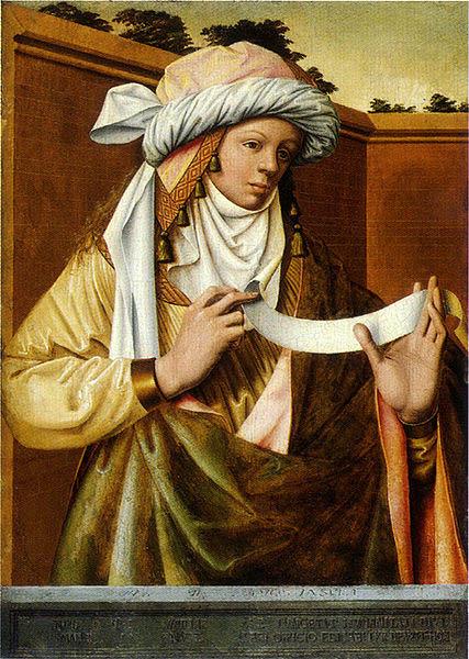 Ludger tom Ring the Younger Samian Sibyl oil painting image